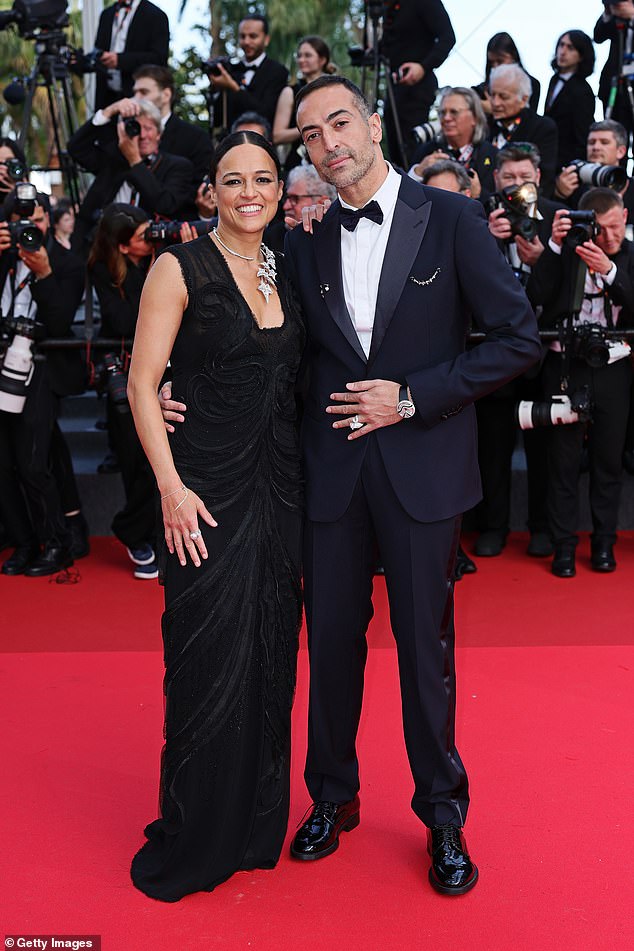 Michelle was joined on the red carpet by Saudi Arabian film producer Mohammed Al Turki