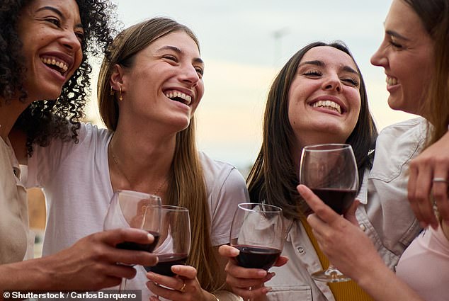 'I'm still angry about how normalised drinking is in our society,' Corrine said (stock image posed by models)