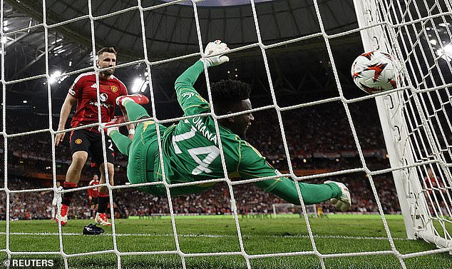 But the under-fire keeper was powerless to keep the ball from burying itself in the net