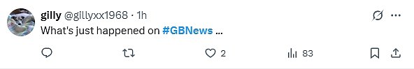 Concerned viewers flooded Twitter with messages after the incident, asking if 'everyone is OK?'