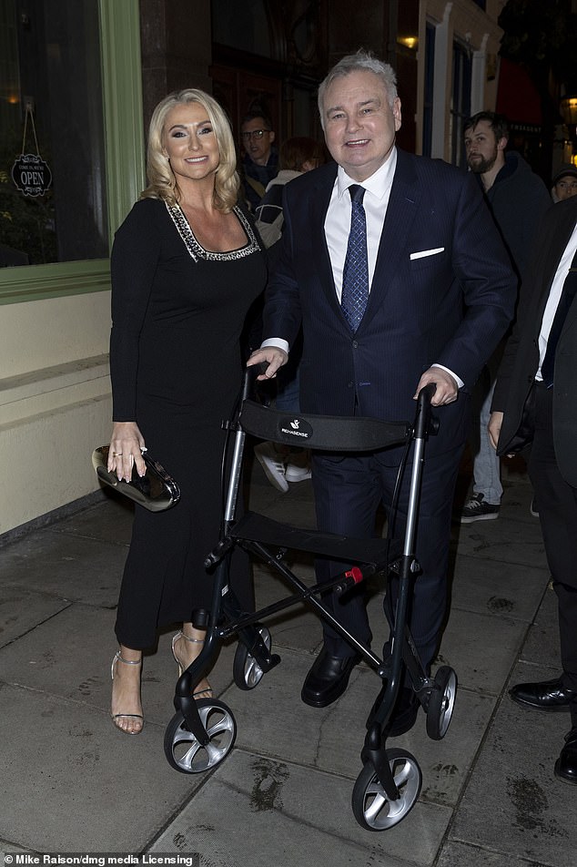 Eamonn has since moved on with new girlfriend Katie Alexander, 43, while Ruth is enjoying the single life (pictured in February)