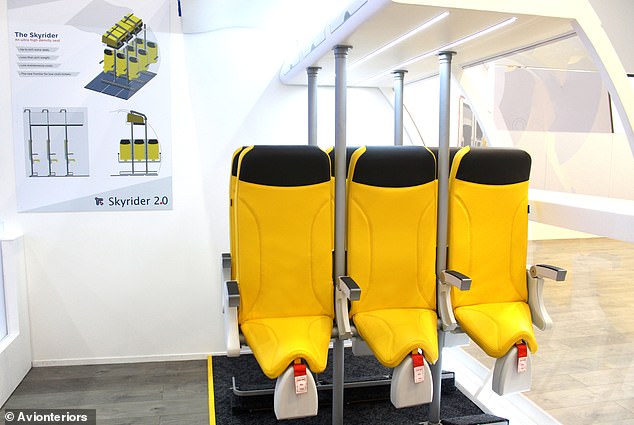 These seats will increase passenger capacity on airlines by 20 per cent – and will come into service in 2026, on flights for up to two hours