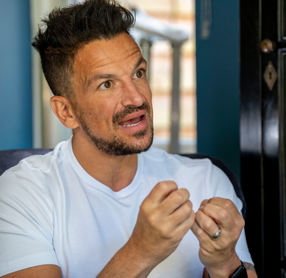 Peter Andre in an interview.