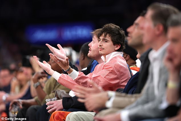There was no sign of Chalamet's girlfriend, Kylie Jenner, at Madison Square Garden this time