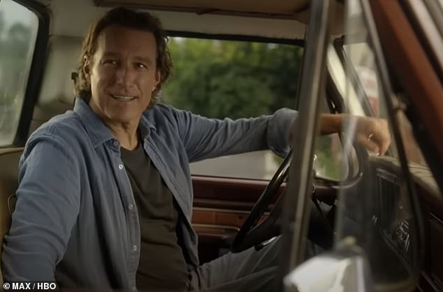 Corbett has returned to the show as Carrie Bradshaw's (Sarah Jessica Parker) ex Aidan, a part he played on the original series; pictured on season three of And Just Like That...