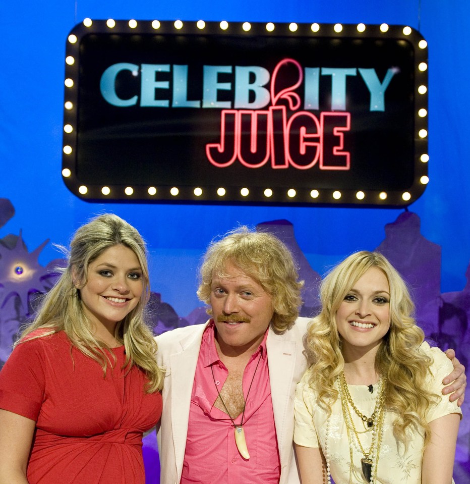 Holly Willoughby, Keith Lemon, and Fearne Cotton on Celebrity Juice.