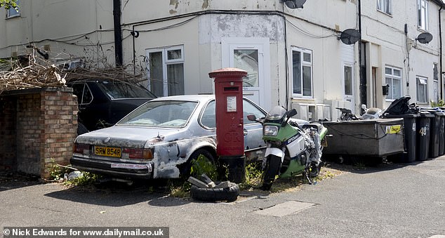 Some homeowners in Thornton Heath appear to have abandoned their gardens