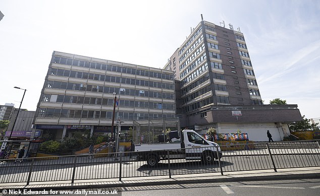 Ambassador House in Thornton Heath towers over the centre of the district, with many shops trading underneath
