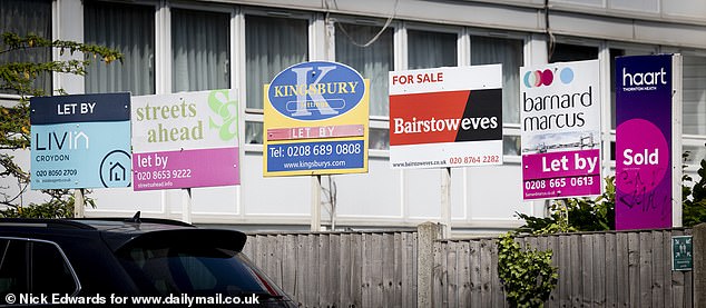Many rental signs can be seen driving through Thornton Heath - a symbol of the area's newfound popularity