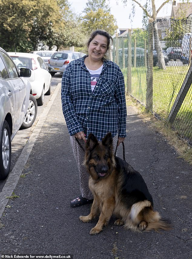 Souzana Angelova, 45, who lives the shadows of 'Americaland', says she is in fear at the levels of knife crime in her daughter's school