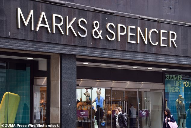 M&S was hit by a devastating cyber-attack over the Easter weekend a month ago. Pictured: An M&S store in Oxford Street, London