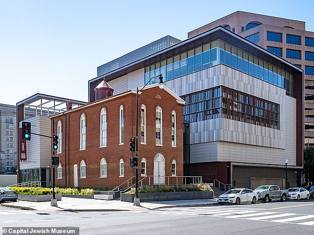 The American Jewish Committee was hosting a Young Diplomats event at the museum (pictured) on Wednesday night