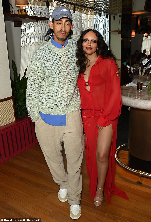 Jordan pictured with his girlfriend Little Mix star Jade Thirlwall - who he has been dating since May 2020