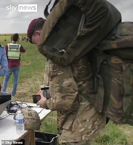 British troops were made to present passports after landing in France last summer, too
