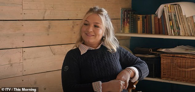 However, in season four he is temporarily replaced by Harriet (pictured) and Kaleb revealed she was 'brilliant' and even helped Jeremy 'trim his eyebrows'