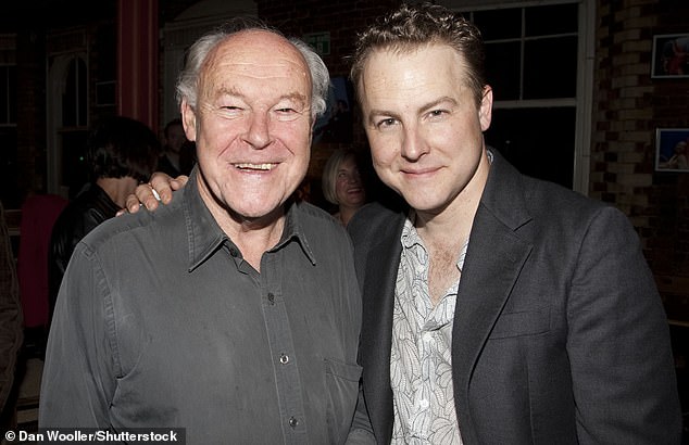 Timothy West pictured with his son Samuel West, 56, who is also an actor, in October 2010