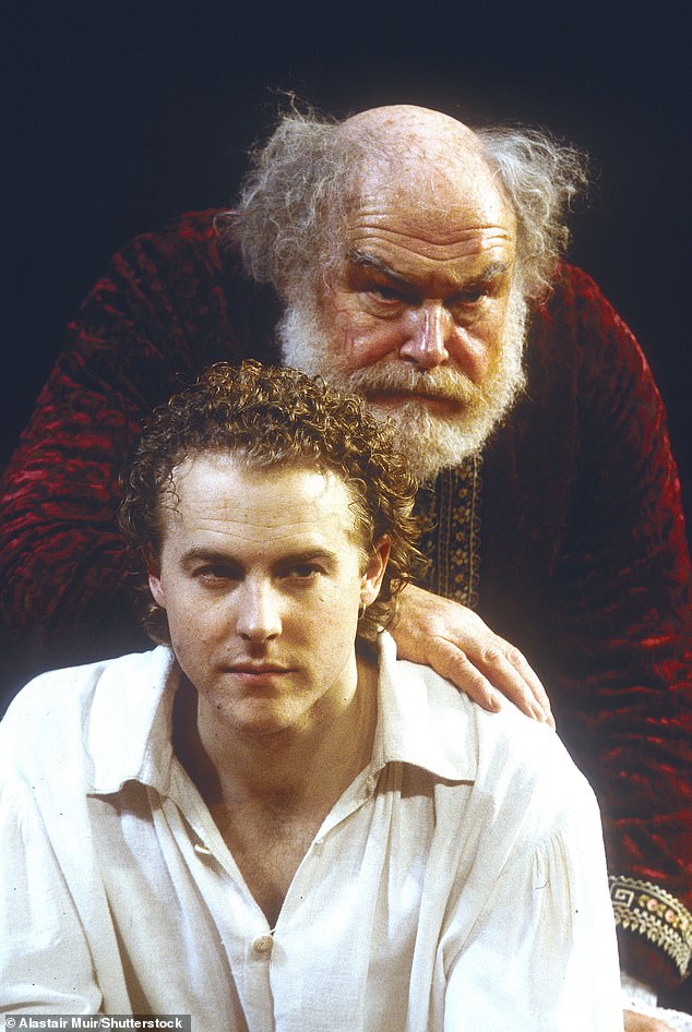 Timothy West and his son Samuel West performing in Henry IV at the Old Vic Theatre in 1997