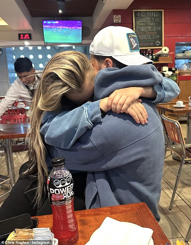 In the pictures, JoJo and Chris were seen wrapping their arms around one another and sharing some intimate hugs as they spent quality time together