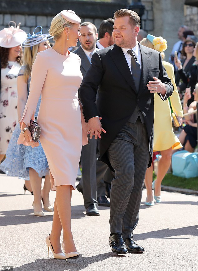 Nobody comments about James Corden being much bigger than his slim wife Julia Carey, says Tally. Mixed-weight relationships are only noteworthy, then, if it’s the women who are larger than their spouses