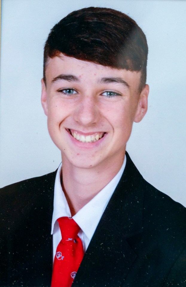 Photo of Jay Slater in his school uniform.