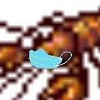 The X account featured an avatar wearing a medical face mask