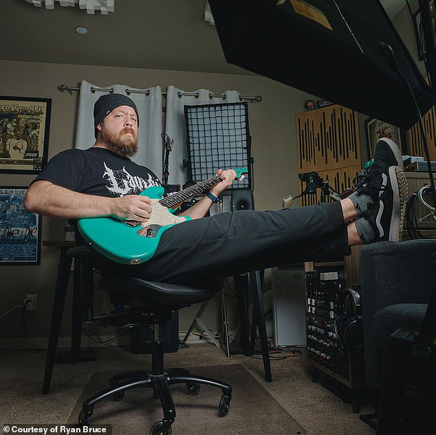 Music producer Ryan 'Fluff' Bruce (pictured) has paid tribute to Williams and Shapiro. He told Daily Mail: 'Dave changed mine and a lot of other people’s lives and the community he built and the network of bands he has worked with and supported will never forget him. Daniel left us a lot of music to remember him by and he was a super sweet guy'