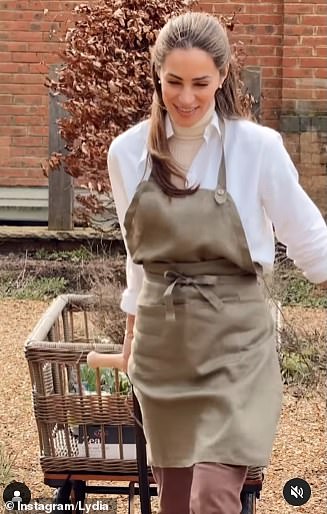 Lydia (pictured) is likely more recognisable for her fashion clips and unboxing videos where she showcased her luxury handbags