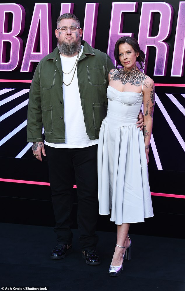 Singer Rag'n'Bone Man, whose real name is Rory Graham, meanwhile put on a loved-up display with his wife Zoe Beardsall