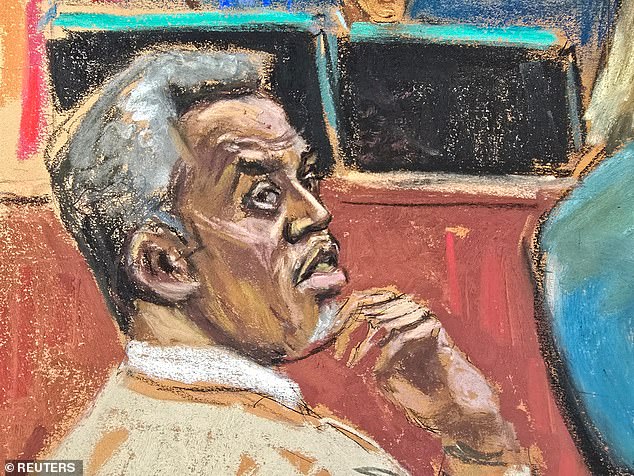 He said he suspected Diddy was involved in a terrifying attack at his home in Los Angeles because he was ‘violent’