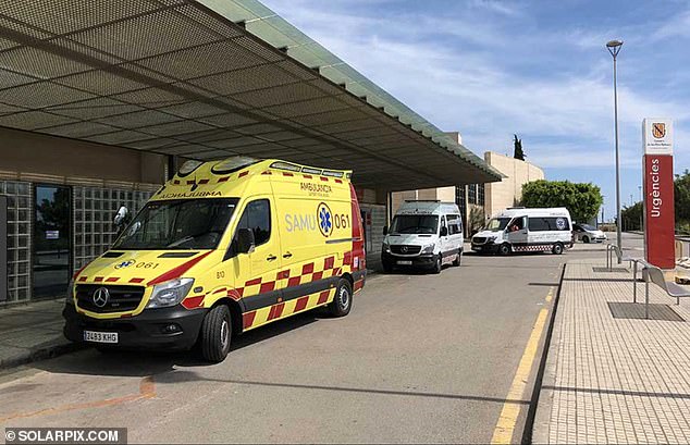 The unnamed Brit died after being taken to Palma's Son Espases Hospital