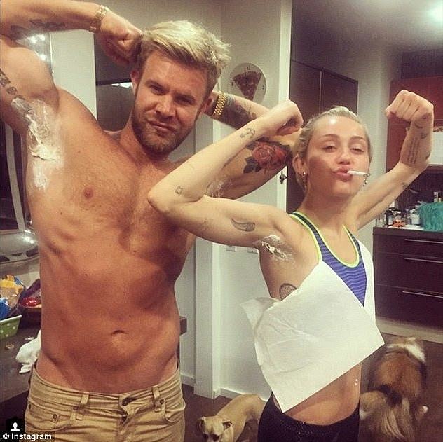Justin has worked with the likes of Miley Cyrus (pictured), Kelly Osbourne, Jennifer Aniston and Katy Perry