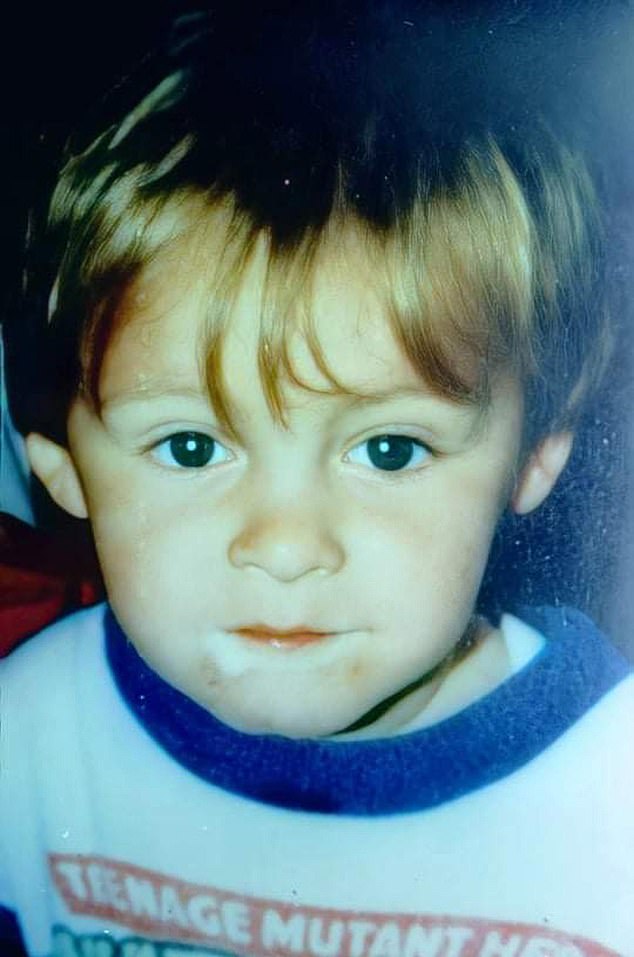 Mr Riley had endured an 'extremely traumatic incident' as a teenager, in which he found the body of murdered toddler James Bulger (pictured), the Liverpool Echo revealed after the inquest