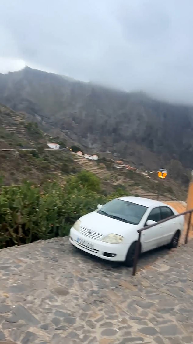7.08am: Jay sent friends a seven-second clip showing mountains outside the AirBnb he was driven back to by Britons Ayub Qassim and Steven Roccas on the morning of his disappearance ¿ police later geolocated the footage to Masca