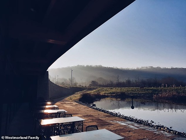 Set in Gloucestershire countryside, the posh service station was described as being 'head and shoulders' above other British service stations according to one happy customer