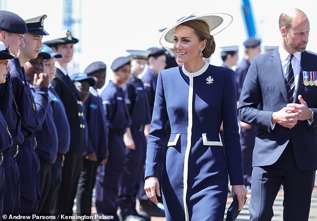 The Princess (pictured) told an employee after the ceremony: 'It's a really proud moment for the UK but particularly, Glasgow, because there's such international interest'