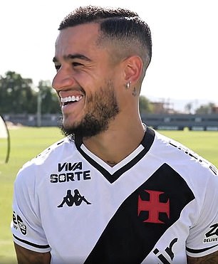 Coutinho initially cracked a smile before his laughter died out