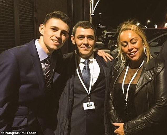 Foden's mum Claire Rowlands (right) appeared to get punched in 2022, while she has also had a run-in with the police