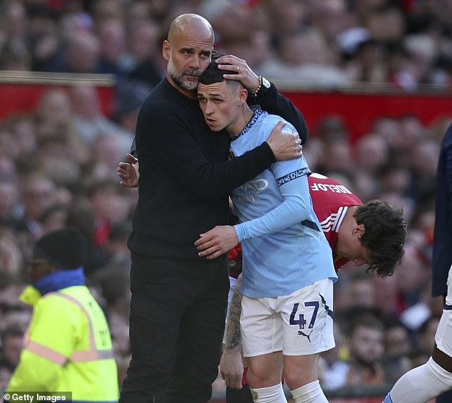 Pep Guardiola hit out at Manchester United fans who chanted about Foden's mother earlier this season