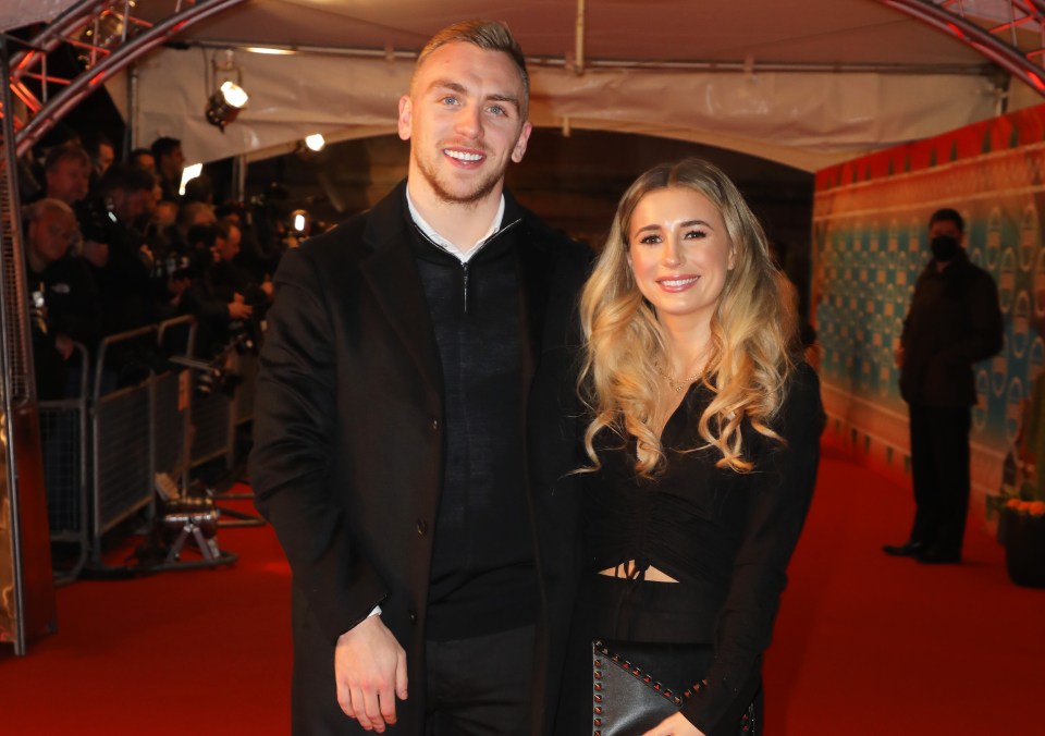 Jarrod Bowen and Dani Dyer at the Luzia premiere.
