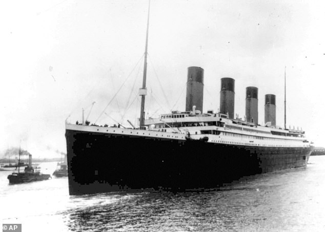 The Titanic leaves Southampton on April 10, 1912, on her maiden voyage. She sank on April 14