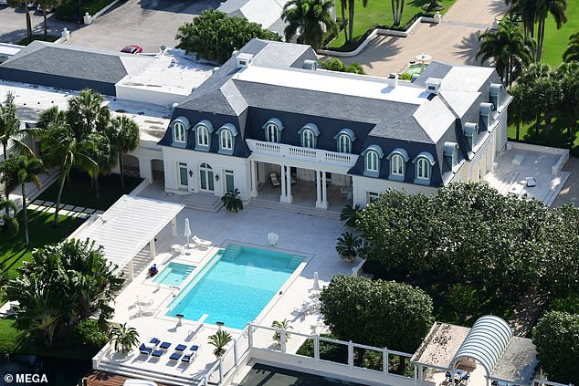 Morejon claimed she was attacked multiple times by the Peltz family pet as she carried out her duties at their $100million mansion in Palm Beach, Florida (pictured)