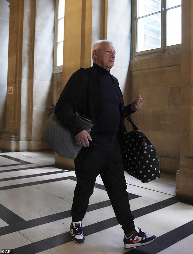 Defendant Marc Boyer arrives for the verdict in the trial of Kim Kadashian heist