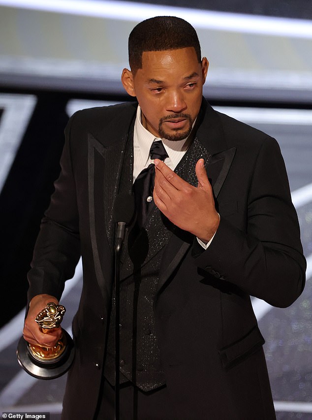 Smith later won the Oscar for Best Actor for his work in King Richard after the incident