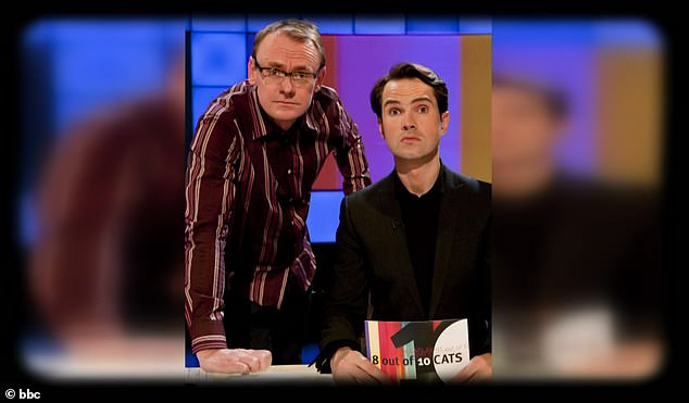 Later in the episode, Alison asked Jimmy about the death of his best friend and Eight Out Of 10 Cats co-star Sean Lock