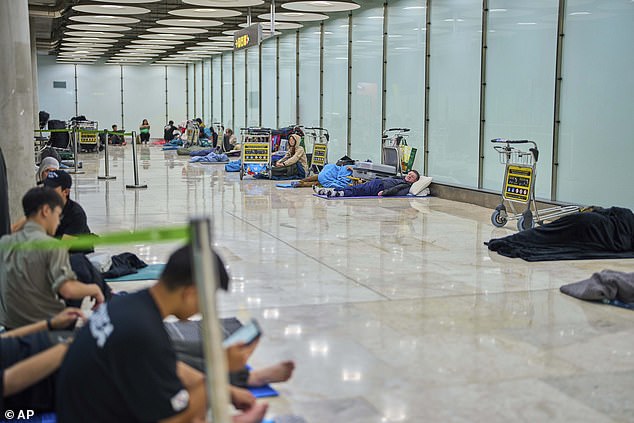 For the chaotic scene at the airport has become a horrifying illustration of the country's decline since the socialist government took power in 2018