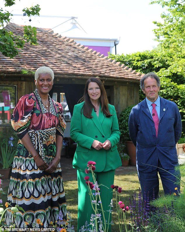 But this week bosses replaced Swift with female presenters Rachel de Thame (right) and Arit Anderson (left), who joined Don on the main evening BBC2 show