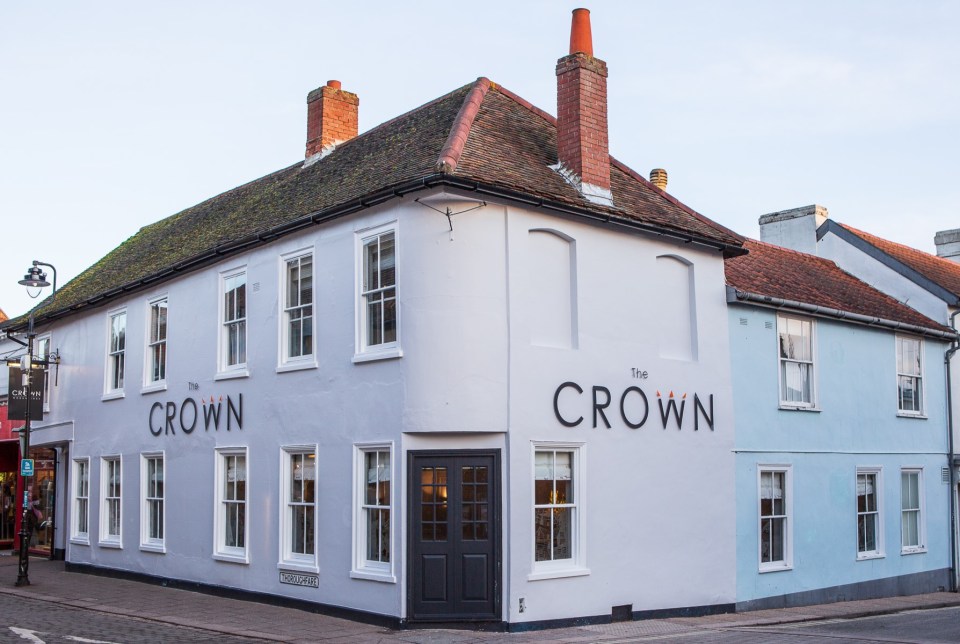 The Crown pub in Woodbridge.