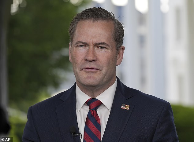 The shakeup is just the latest shoe to drop at the NSC, which is being dramatically made over after the ouster early this month of Trump's national security adviser Mike Waltz (pictured)