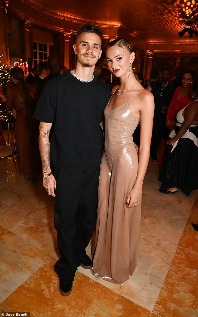 Romeo Beckham and Mia Regan pictured together. It’s well known that David and Victoria adored Mia, who dated Romeo for five years, and it’s painfully apparent their relationship with Nicola is difficult