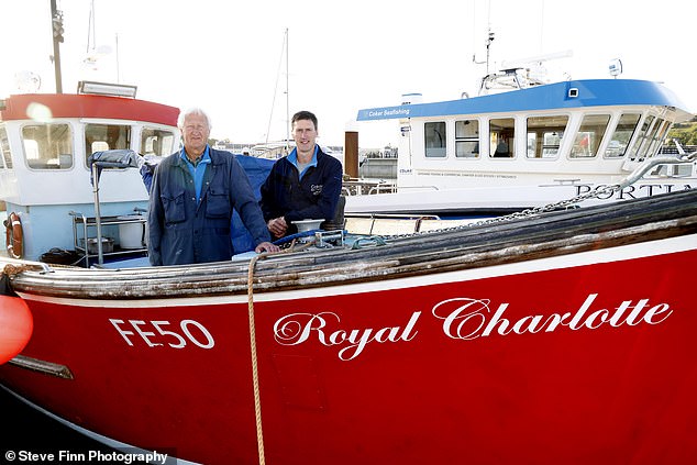 Mickie and Matt, explained this week: ‘The European trawlers have a mindset that is different to our own fishermen. They think if we can’t catch it today, someone else will. So, they carry on in one place until they kill the lot, then move on.’